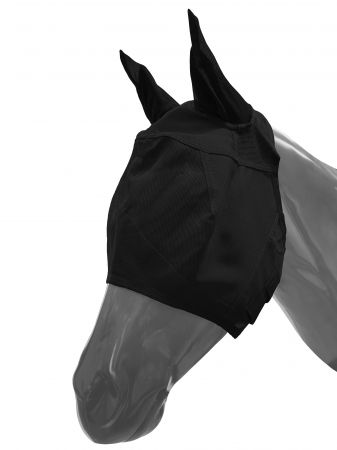 Showman Mesh Rip Resistant Fly Mask with Ears and Velcro Closure #5